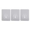Adhesive Wall Hook Heavy Duty Hole Free Reusable Multifunctional Sticky Wall Hook