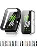 Screen Protector For Samsung Galaxy Fit 3 Case Hard PC Bumper Shell Smart Watch All-around Protective Galaxy Fit3 Accessories