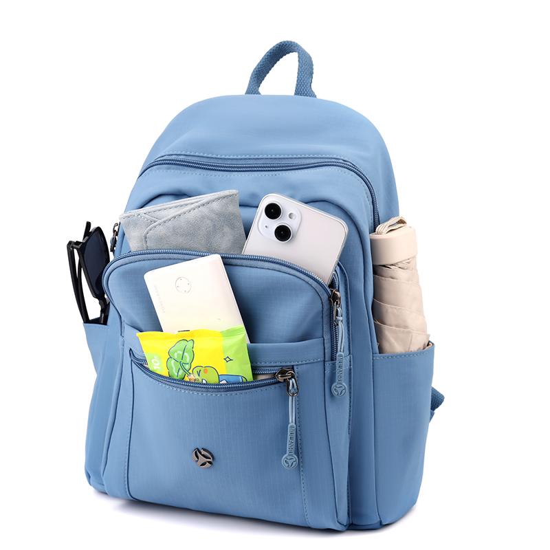 Women's Large Capacity Backpack Student Schoolbag Lightweight Nylon Travel Backpack