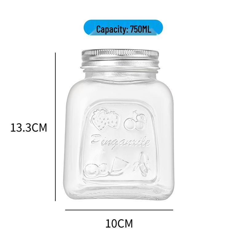 Airtight Glass Storage Jar for Pickling, Jam, and Chili Sauce