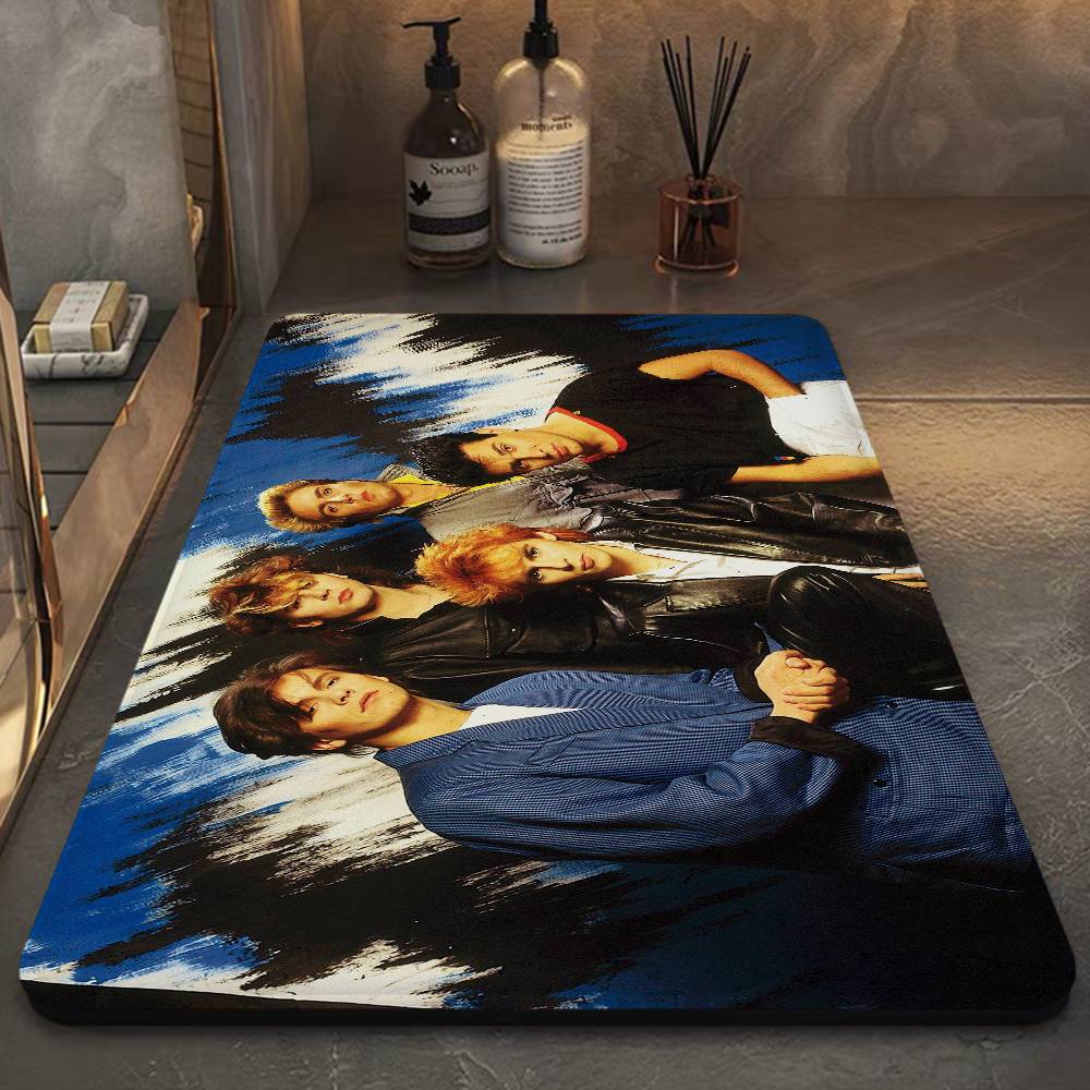 Klassische Britische Band Duran Duran Eingangstür-Matte Nordischer Stil Haus-Fußmatte Badezimmer-Toiletten-Matten Schlafzimmer Hotel Dekor-Matte