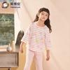 English Bollen Girls' Summer Thin Cotton Air Conditioning Clothing