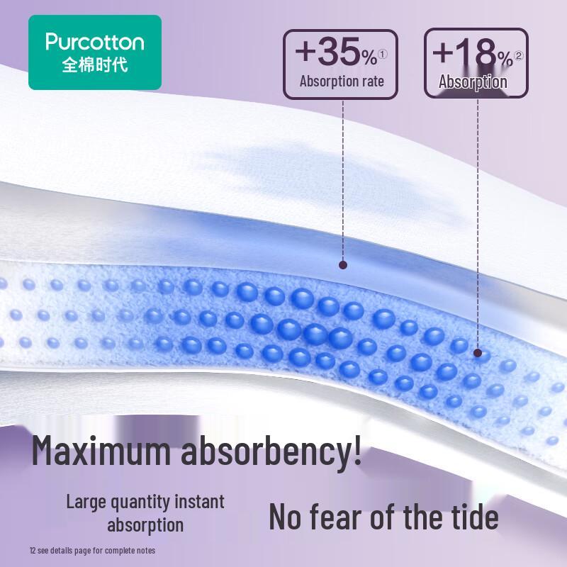 Purcotton Nas Princess MAX Cotton Sanitary Pads 250mm