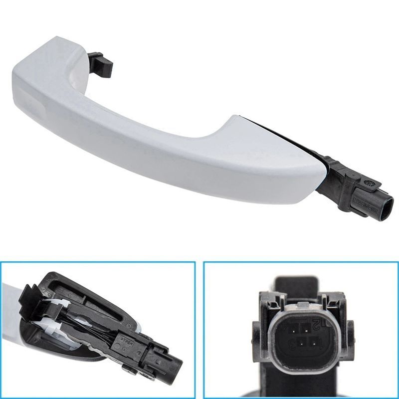 DT08 Car Right Side Exterior Door Handle Direct Replacement for VW Touareg 2011-2017 V6 Hybrid NF 7P6837206G 7P6837206D