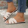 Fashion Summer New Women Slippers Flat Bottom Non-slip Outdoor Shoes Open Toe Beach Female Sandals Sexy Fashion Designer Slides Woman