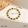European Retro Gemstone Diamond Bracelet - Elegant Luxury Clavicle Chain for Women, Perfect for Evening Parties