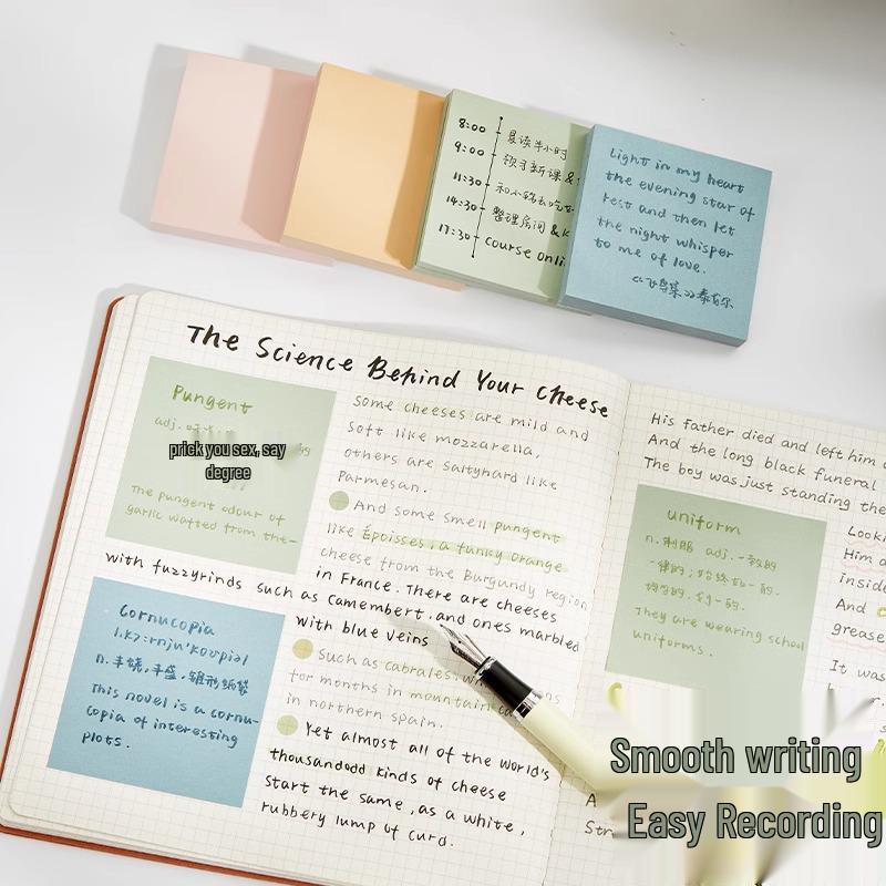 Niedliches Mädchen Starke Haftung Entfernbare Klebezettel-Register