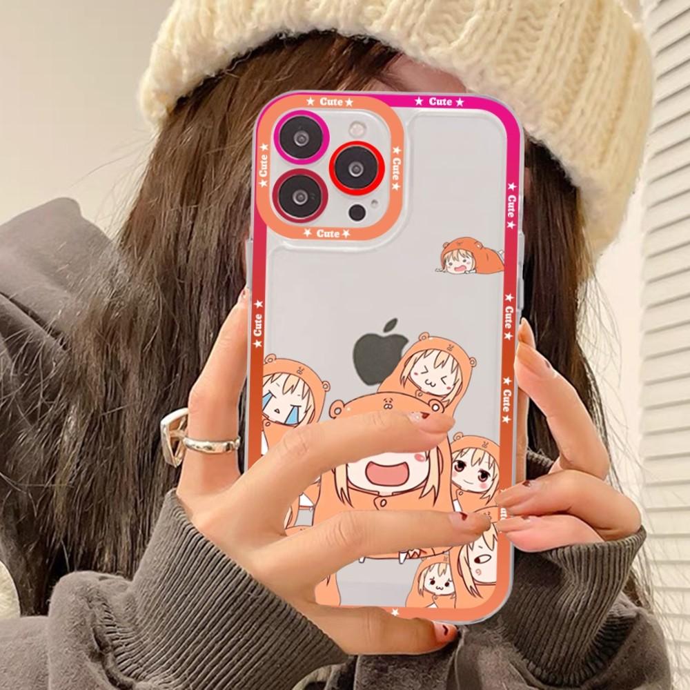 Himouto Umaru-chan Anime Phone Case For iPhone 15 13 14 Pro Max XS XR 12 11 Pro 13 Mini Soft Clear Back Cover