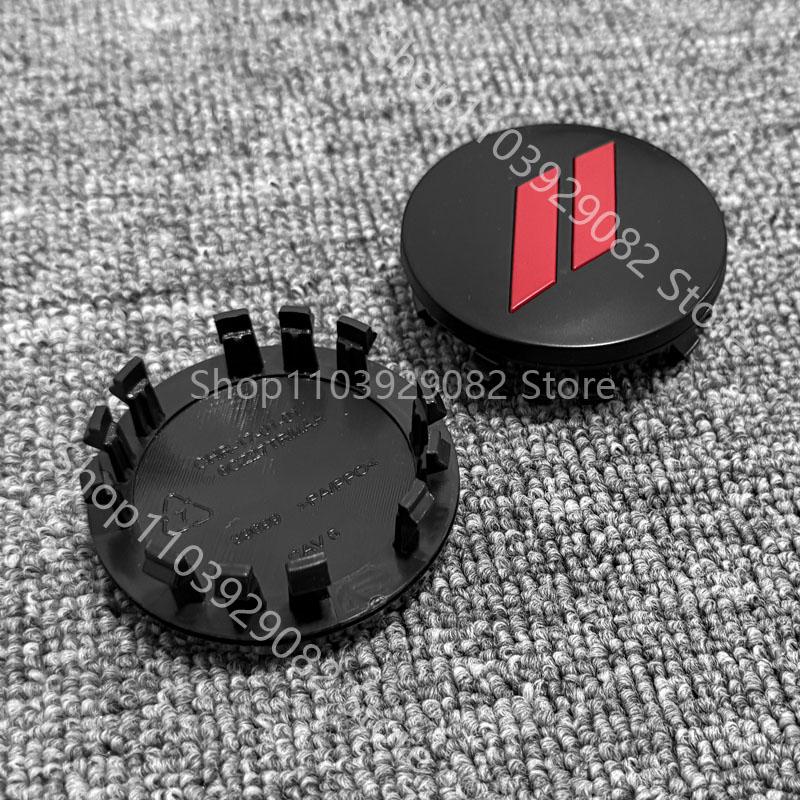 4 Stück 63mm SRT Radnabenkappen für Dodge Nitro Caliber Challenger Charger Journey Caravan Durango Chrysler 300 Auto-Radkappen