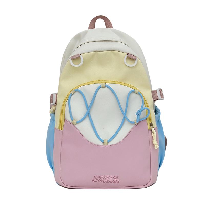 Middle School Student Schoolbag Women's Large Capacity Backpack Lightweight Travel Backpack