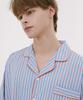 [Dossy] 2-Piece Silky Fit Sierre Long-Sleeve Couple Pajama Set [Shipped from Korea] 100% Authentic
