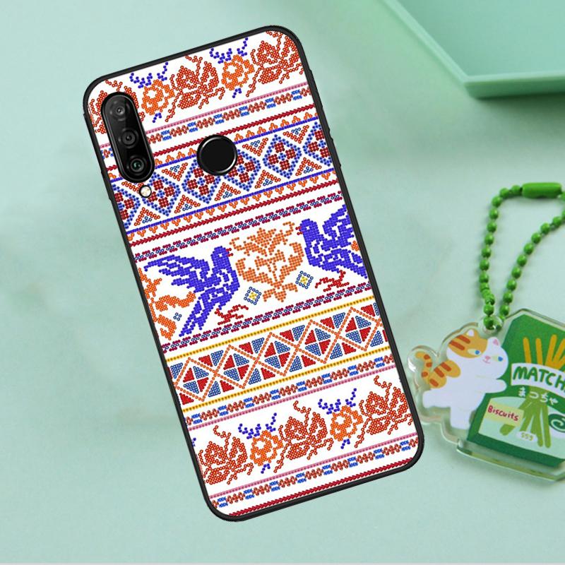 Ukraine Ukrainian Embroidery For Huawei Nova 8i 11i 12i 12s 9 10 SE Y90 Y60 Y70 Y72 Y61 Y91 P20 P30 P40 Lite P60 Pro Case