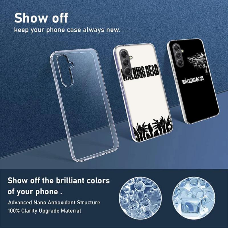 Horrible The Walking Dead Cover For Samsung A54 A34 A24 A14 A53 A33 A23 A13 A52S A32 A22 A12 Phone Galaxy A03 A04 A02S A42 A73 T