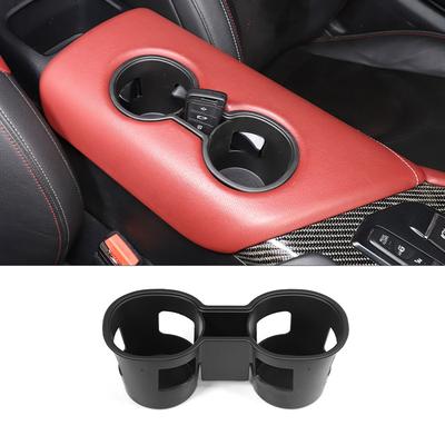 For Toyota GR Supra A90 2019-20264 TPE Black Car Center Console Armrest Box Cup Holder Storage Box Car Interior Accessories