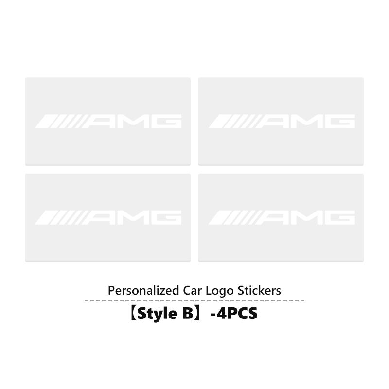 IYLCL1 Car Stickers Body Glass Center Console Decorative Stickers For AMG Mercedes Benz CITAN VITO SPRINTER CLS SLK W202 W203 W204 W205