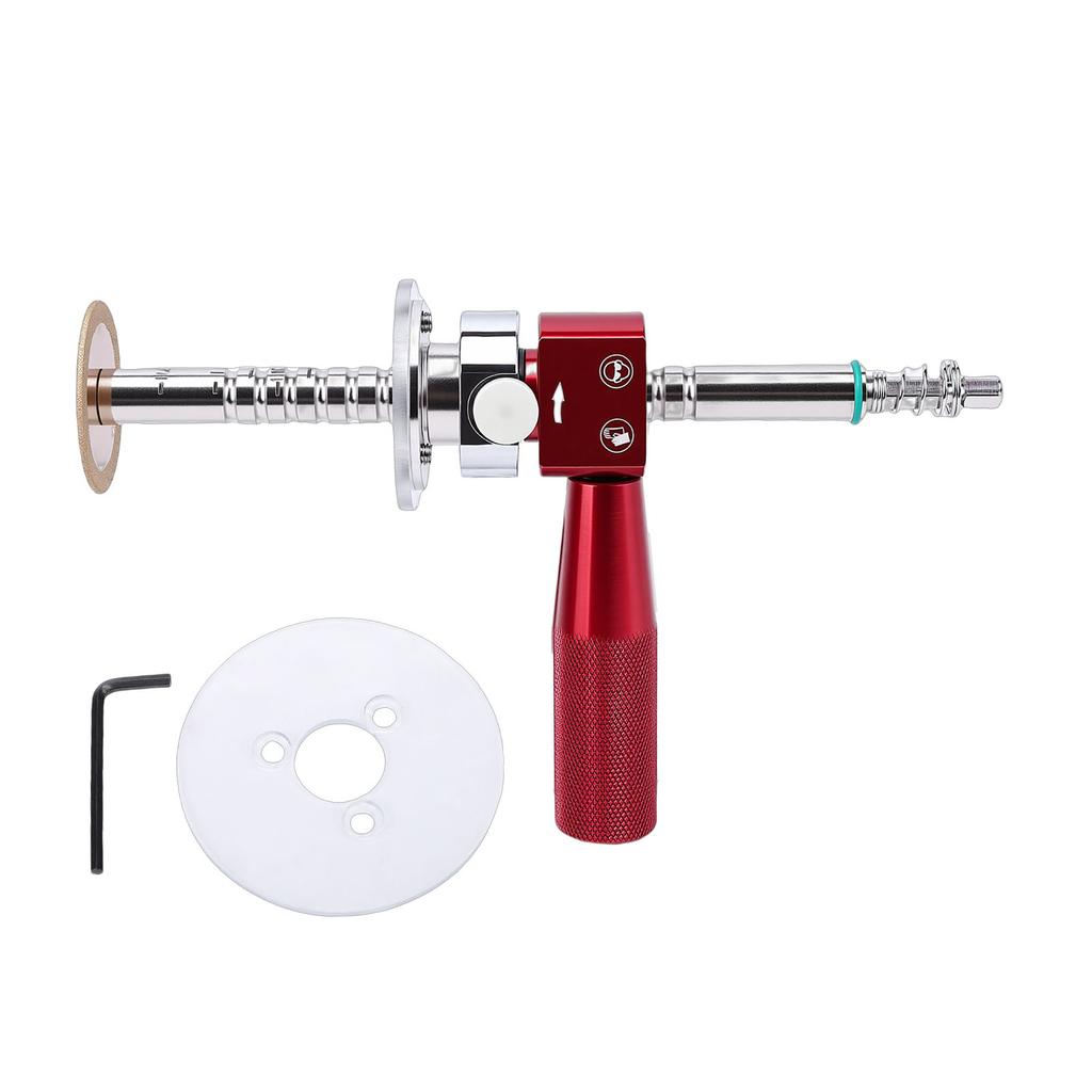 Internal PVC ABS Pipe Cutter Tool Inside Set for Drill with Handle Cutting Wheel 1 4in Shank 6 105mm Adjustable Cutting