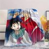 Inuyasha Flannel Blanket, High Quality Comfortable for All Seasons, Home Decor, Warmth and Comfort