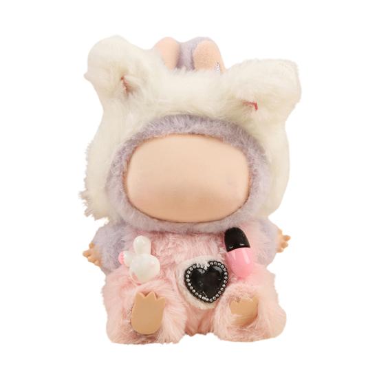 Doll Clothes for 17cm Dolls Plush Cookie Bear/Rabbit Costume Doll Outfit Accessories for Collectors or Display