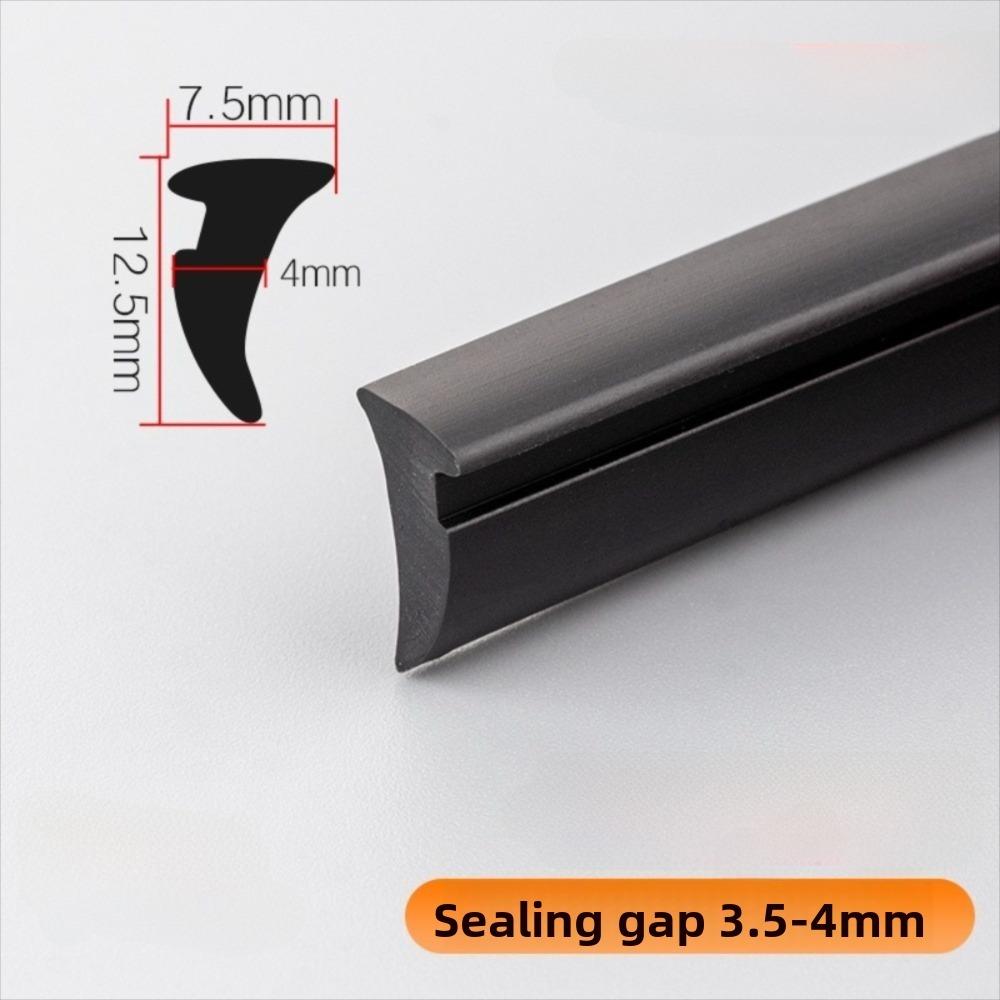 10metrů/sada Těsnicí lišta typu drážky pro dveře a okna Vyplňte drážku na karty