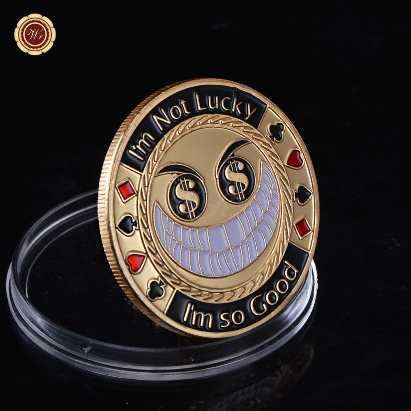 

Памятная монета, отчеканенная методом металлической штамповки, Техасский Холдем One Size