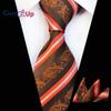 Cozy Up Fashion Paisley Multi-Colour Men's Tie Square Towel Set