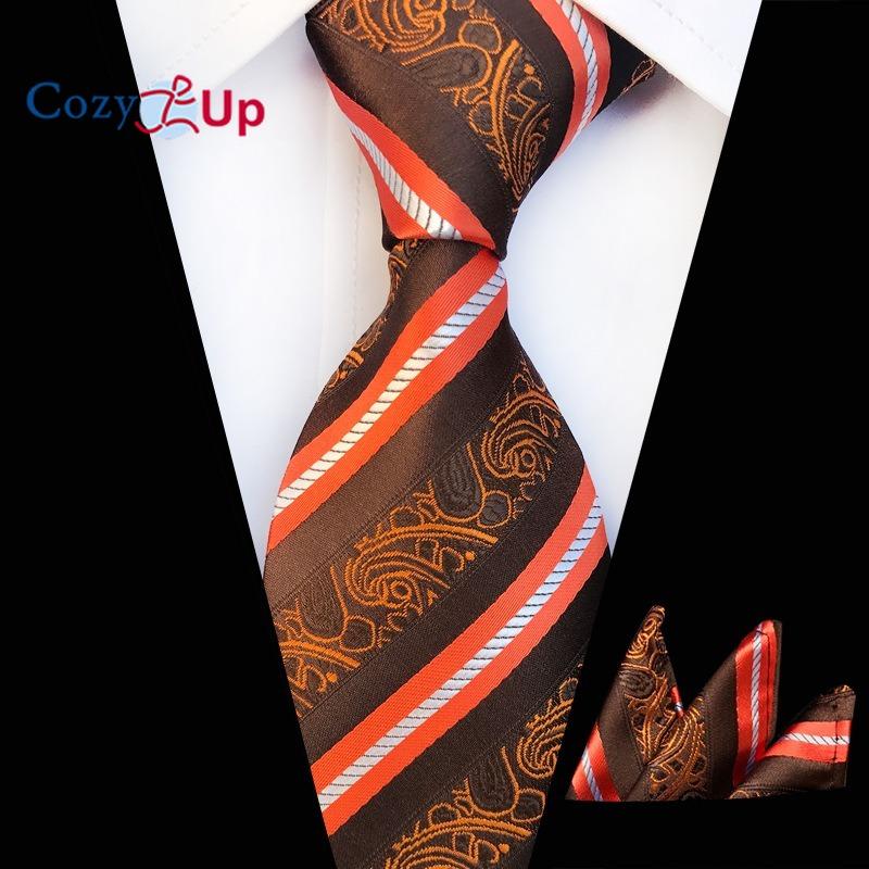 Cozy Up Fashion Paisley Multi-Colour Men's Tie Square Towel Set