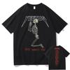 New God Wants You Kanye West Double Sided Print Tshirt Streetwear Skull Graphic Tshirts Unisex Women HipHop T Shirt Unisex Tops Tees