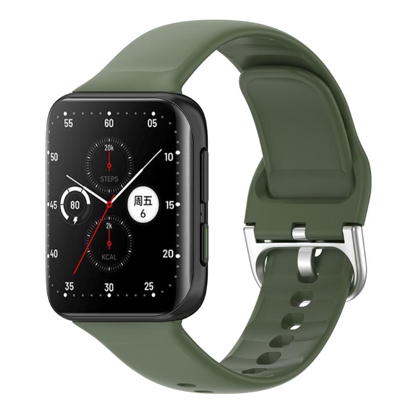 Suitable for  Watch2 42/46mm Durable Sweatproof Adjustable Fashion Silicone Wristband Link Bracelet Watch Band Strap