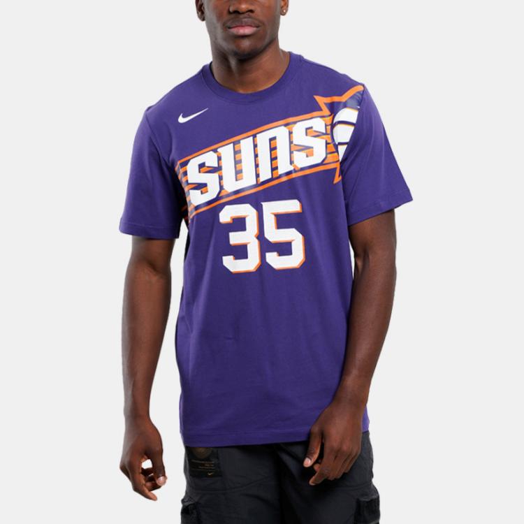 Nike Kevin Durant Phoenix Suns Letter Print Crew Neck Short Sleeve T-Shirt Men Tops Purple FD9807-573