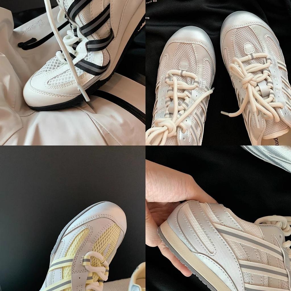 4CM erhöhendes Mesh atmungsaktiv Deutsche Trainingsschuhe Damen 2025 neu Sommer vielseitig lässig Sport Board Schuhe weichsohlige Einzelschuhe