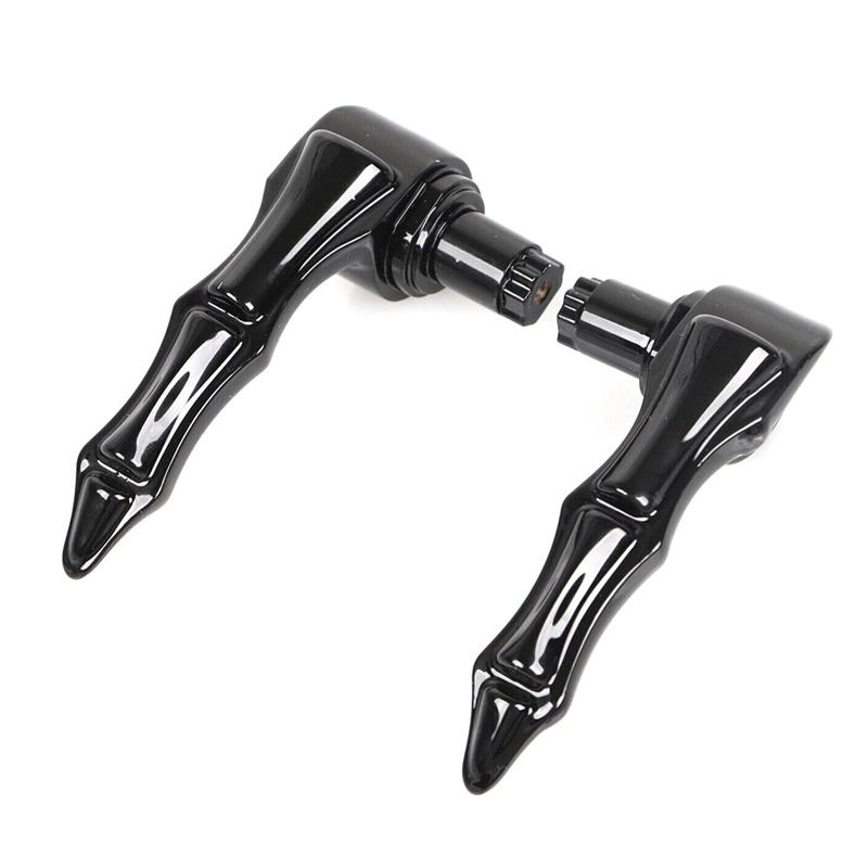 ABLZ-Saddlebag Skull Fingers Latch Handles Lever Lid Lifter For Touring 2014Up Replacement