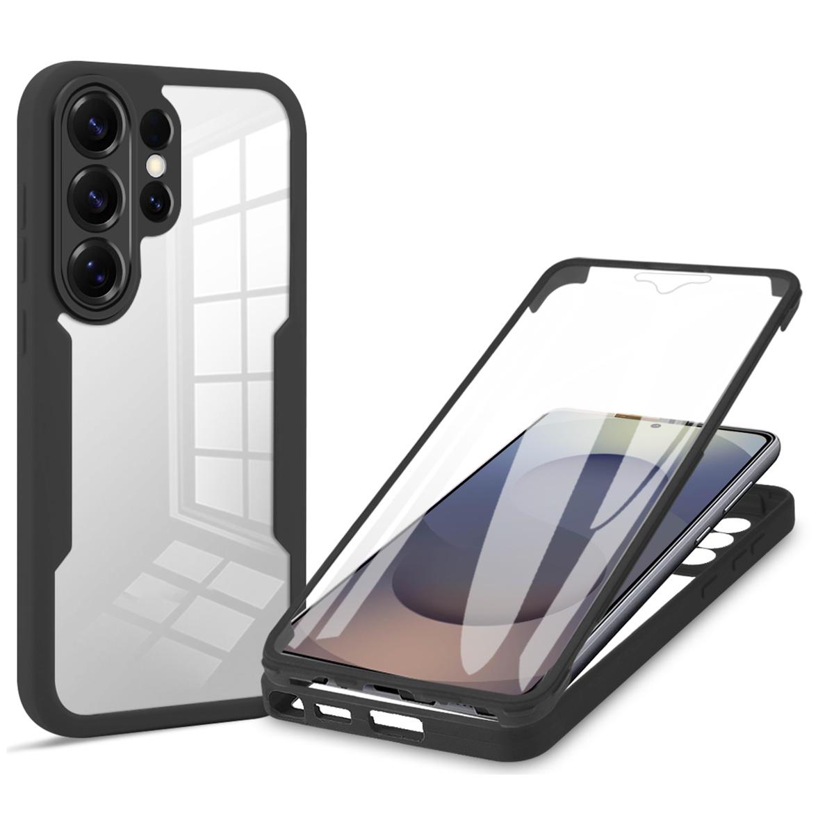 

Чехол для Samsung Galaxy S26 Ultra Акрил + ТПУ Прозрачная крышка для телефона с ПЭТ-пленкой для экрана