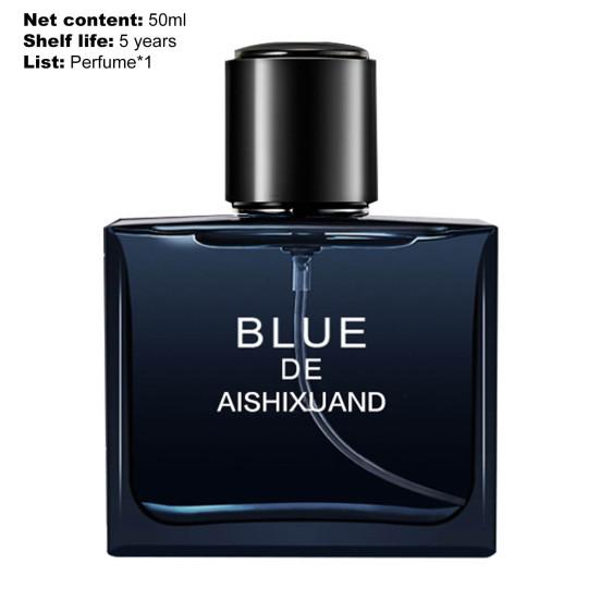 50ml Long Lasting Men Fragrance Multifunctional Liquid Body Spray Glass Bottle Male Long Lasting Perfume for Man