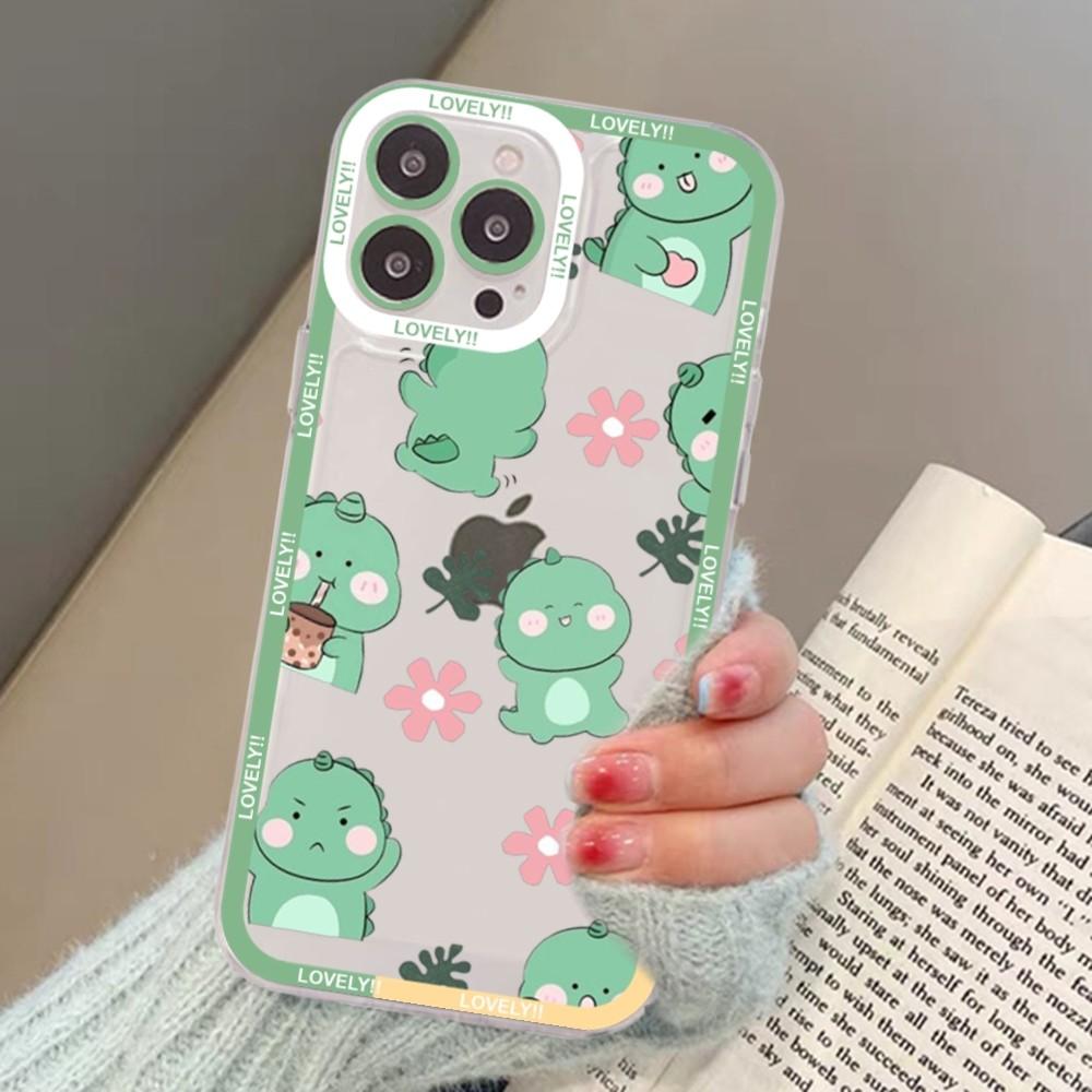 Lovely Little Dinosaur Phone Case For Redmi 7 8 9 A For Redmi Note 5 7 8 9 10 11 Pro Max 4G 5G Funfas