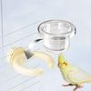 Removable Bird Cage Feeder Detachable Birds Water Bowl Bird Cage Food Boxes  for Small Animals
