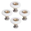 4 Set Shower Door Rollers Runners Wheels Bathroom Glass Door Rollers Runners Pulleys Wheels Replacement Part 27mm