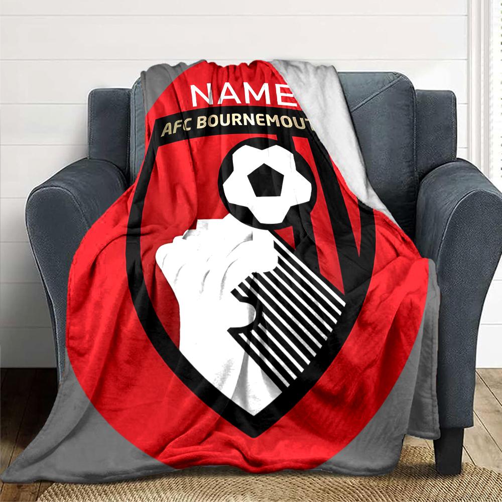 Custom Name "CAN CH Emblem Design" blanket for Couch & Bed, Plush Cozy Fuzzy Blanket Super Soft & Warm Blankets for Fall and Winter. 0908251