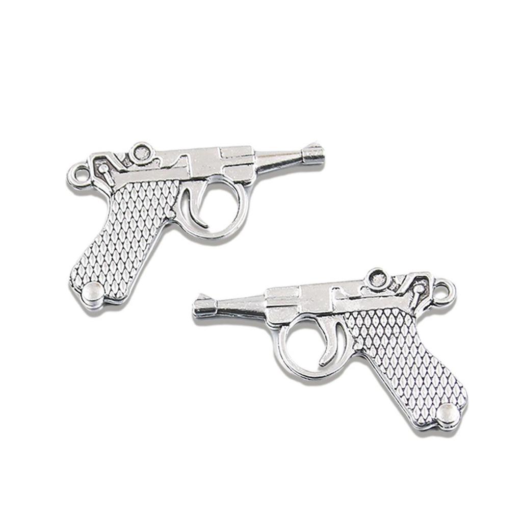 DIY Weapon Charm Pendants - Gun, Grenade, Dagger Models