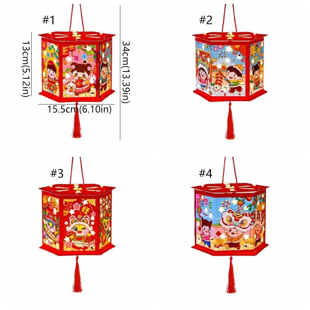 Chinese Style New Year Luminous Lantern Cartoon Celebration Lantern  Home New Year Gift