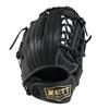 ZETT Youth Softball Ground Black Size BJGB76545F Glove, Hero, All-Around, (1900), M,