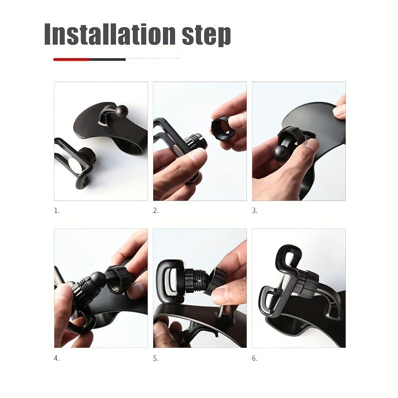 Automobile Supplies Car Rearview Mirror Instrument Panel Clip Mobile Phone Bracket Car Sunshade Buckle