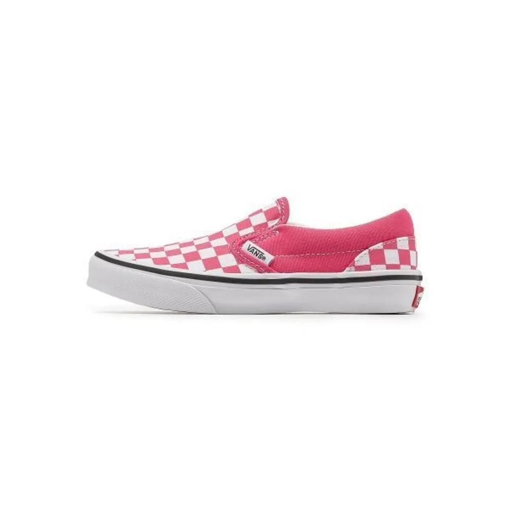Vans KIDS Classic Slip-On - (Color Theory) Checkerboard Pink VN000CYGCHL1 05 210
