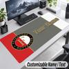 Feyenoord Personalized Large Mouse Pad Custom Name Text Extended Desk Mat Gaming Mousepad