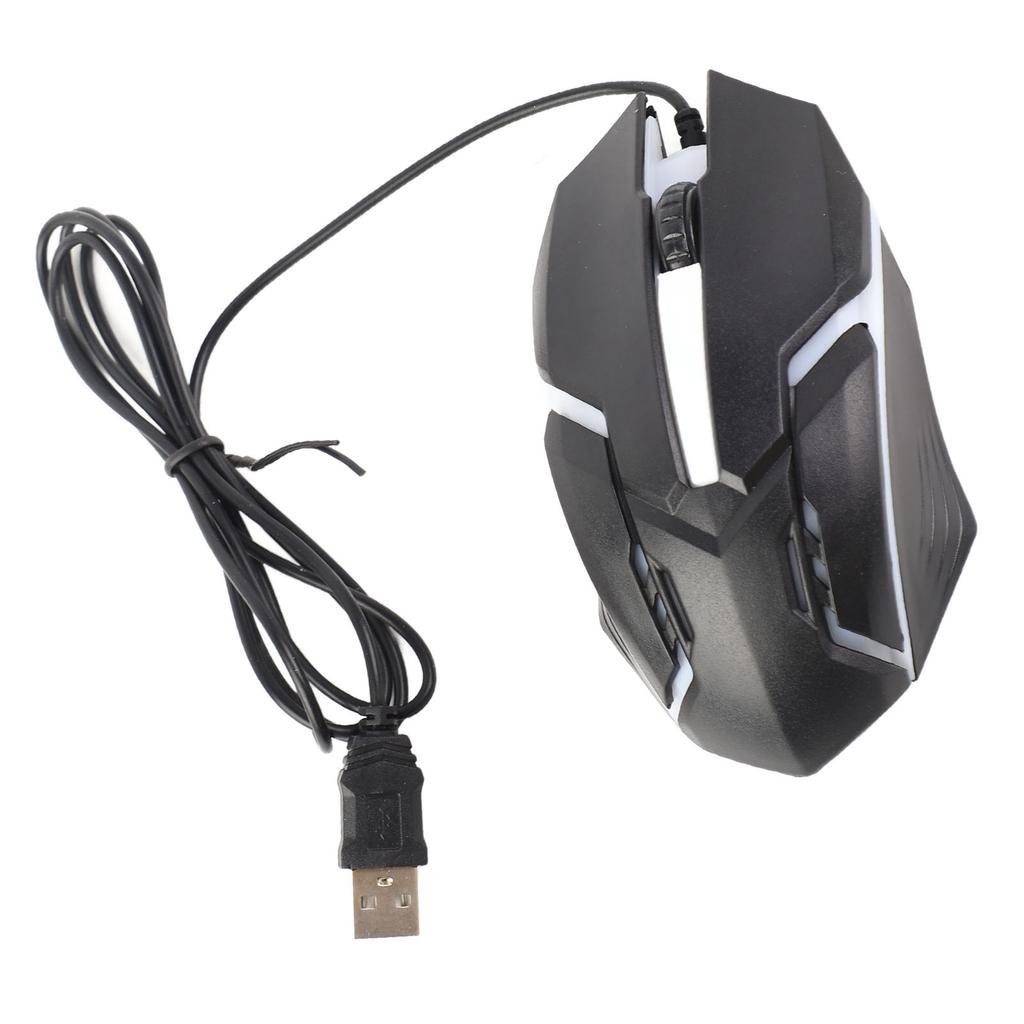 RGB Gaming Mouse 800 1200 DPI Sensitive USB Gaming Mouse Wired for Desktop Computers Laptops