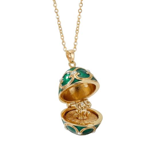 Elegant Retro Style Necklace Copper 2.7 Cm 1 Pc