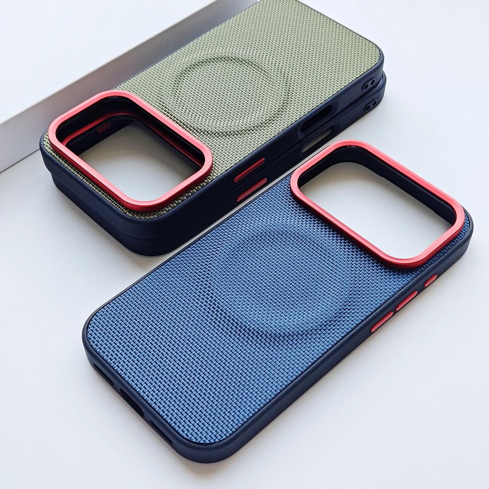 Magnetic Ring With Red Circle Lens Heightened to protect the Case For iPhone 17 Pro Max 17 Air 17 pro 16 15 Slim Protect Cover