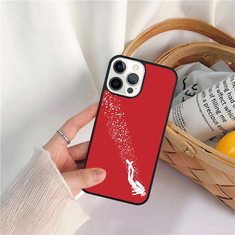 Scuba Diver Diving Mobile Celular Phone Cases for iPhone 17 Air 16 Coque 15 14 12 13 PLUS 11 PRO MAX Coque Fundas