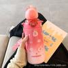 Cartoon 640/600/550ML Large Capacity Insulated Cup Stainless Steel Panda Water Bottle Capybara Thermal Mug for Boys and Girls