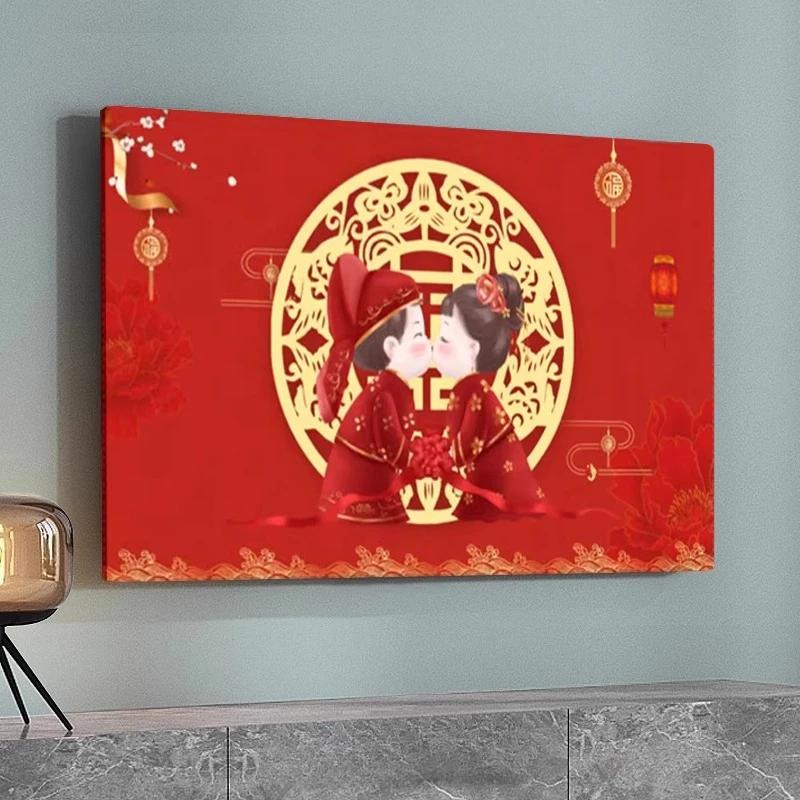 Universal Cover 42 Inchs 55 Inch 50 Inchs 65 Inch TV Hood Dust-proof Cover Towel Household Hanging LCD TV Cover