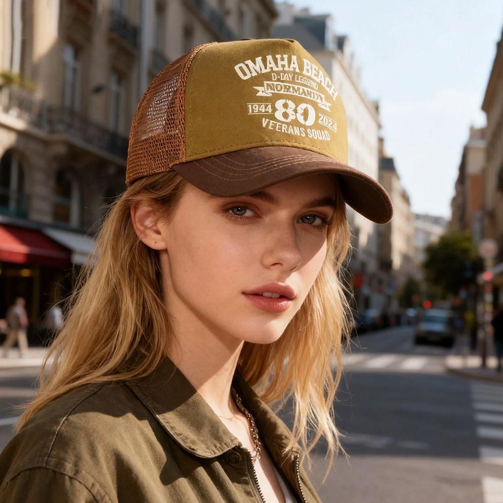 Mesh Breathable Baseball Cap Summer Snapback Hat Casual Dad Hat for Men Women